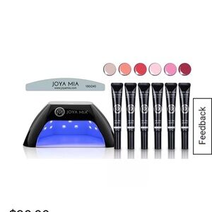 Gel Nail Polish Set - Elegant Pink and Red Shades